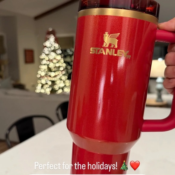 LIMITED EDITION: Scarlet Tinsel THE QUENCHER H2.0 FLOWSTATE™ TUMBLER | 40 OZ - Picture 6 of 7